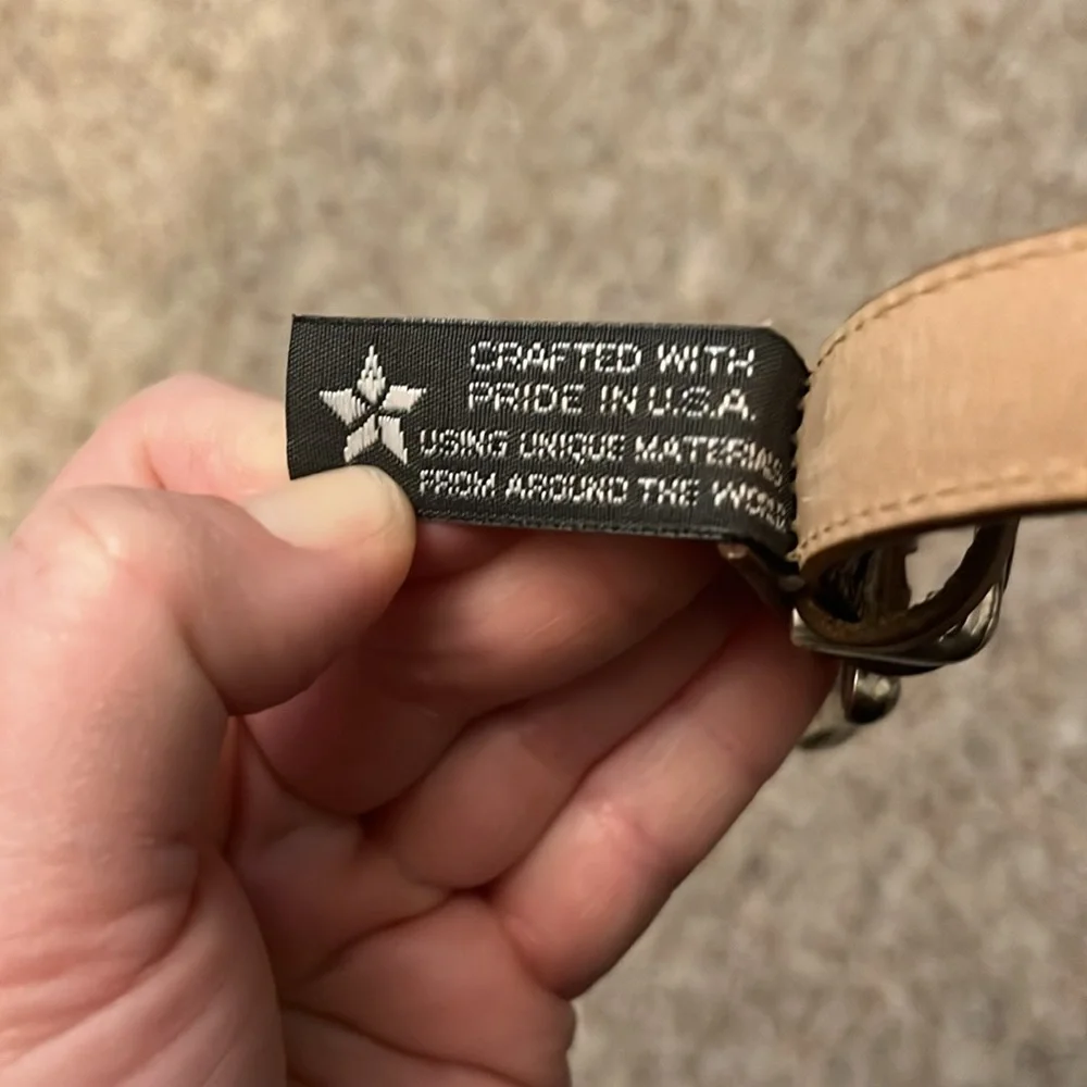Brighton Brown with Silver Buckle Belt Size M/L